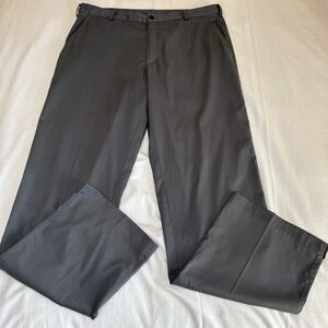 Nike Pants Men 36 x 34 Gray Dri Fit Golf Straight Leg Casual Golfing Performance